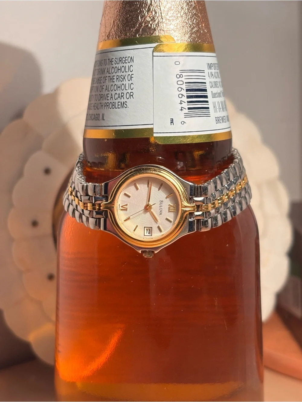 Bulova Two-Tone Gold and Silver Ladies' Dress Watch